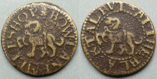 Bow Lane, AT THE BLACK TALBVT MELESHOP farthing Bow Lane, AT THE BLACK TALBVT MELESHOP farthing